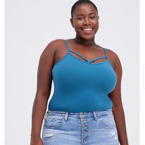 Blue STRAPPY FOXY CAMI - Picture 4 of 5